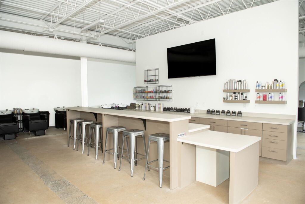 Beauty school interior